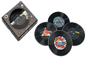 Pink Floyd - Dark Side of the Moon Vinyl Record Coasters 4-Pack