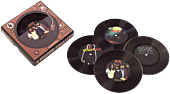 AC/DC - Vinyl Record Coasters 4-Pack