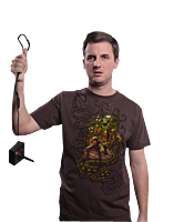 J!nx - Arcade Zombietron Premium Chocolate Male T-Shirt