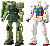 Gundam Universe - MS-06F Zaku vs. RX-78-2 Gundam Infinity Series 4” Action Figure 2-Pack (2021 Convention Exclusive)