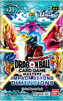Dragon Ball Super - Card Game Masters Ultra Bout Set 4 Impact Beyond Dimensions [B31] Booster Pack (12 Cards)