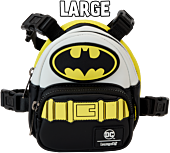 Batman - 85th Anniversary Faux Leather Mini Backpack Dog Harness (Large)