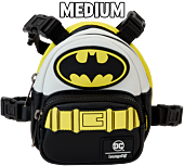Batman - 85th Anniversary Faux Leather Mini Backpack Dog Harness (Medium)