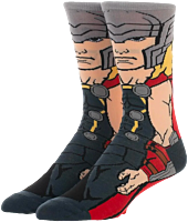 Avengers 4: Endgame - Thor 360 Character Men’s Crew Socks (One Size)