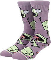 Invader Zim - Gir Men's Crew Socks One-Pair (Shoe Size 8-12)