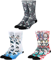 My Hero Academia - Youth Crew Socks 3-Pack (One Size)