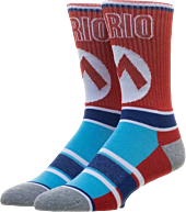 Super Mario - Mario Color Blocked Crew Socks (One Pair)