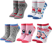 Kirby - Faces Mix & Match Ankle Socks 5-Pack (Shoe Size 5-10)