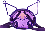 Hello Kitty and Friends - Kuromi Character Head Shaped Clear Purple 12" PVC Mini Backpack