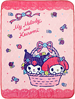 Sanrio - Kuromi & My Meoldy Fleece Throw Blanket