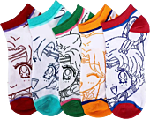 Sailor Moon Crystal - Line Art Mix & Match Ankle Socks 5-Pack (One Size)