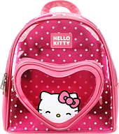 Hello Kitty and Friends - Hello Kitty Heart Pink Polka Dot 11" PVC Mini Backpack