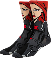 Black Widow (2020) - Black Widow 360 Character Crew Socks (One Size)