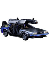 Back to the Future Part II - DeLorean Time Machine 1/6th Scale Action Figure Vehicle Replica