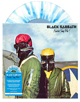 Black Sabbath - Never Day Die! LP Vinyl Record (2023 Record Store Day Exclusive Transparent & Light Blue Splatter Vinyl)