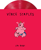 Vince Staples - Cry Baby LP Vinyl Record (Indie Exclusive Red Coloured Vinyl)