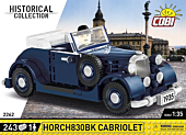 Cobi: Historical Collection - 1935 Horch 830 BK Cabriolet Convertible 1/35th Scale Construction Set (243 Pieces)