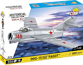 Cobi: Korean War - MIG-15 NATO Code "Fagot" 1/32 Scale Construction Set (504 Pieces)