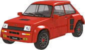 Cobi - Renault 1980 Renault 5 Turbo (Red) Construction Set