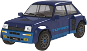 Cobi - Renault 1980 Renault 5 Turbo (Blue) Construction Set