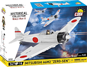 Cobi: World War II - Mitsubishi A6M2 "Zero-Sen" 1/32 Scale Construction Set (347 Pieces)