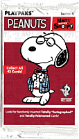 Peanuts - Playpaks Series 04 Many Faces of Snoopy Trading Cards Pack (5 Cards)