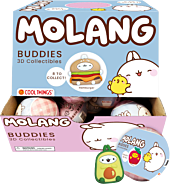 Molang - Molang Besties 3D Figurines Blind Box Capsule Vinyl Figure (Display of 36)