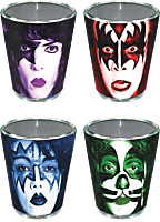 Kiss - Shot Glass 4-Pack