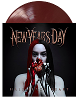 New Years Day - Half Black Heart LP Vinyl Record (Deep Blood Red Coloured Vinyl)