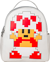 Super Mario Bros. - Toad 11” Faux Leather Mini Backpack