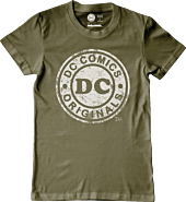 DC Comics - Logo Khaki Kids or Youth T-Shirt