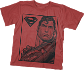 Superman - Pixel Red Kids or Youth T-Shirt