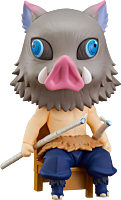 Demon Slayer - Inosuke Hashibira Sitting Nendoroid Swacchao! 3.5” Action Figure