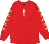 Bruce Lee - DGK x Bruce Lee Anniversary Red Long Sleeve T-Shirt