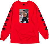 Bruce Lee - DGK x Bruce Lee Like Echo Red Long Sleeve T-Shirt
