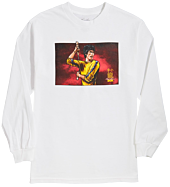 Bruce Lee - DGK x Bruce Lee Technique White Long Sleeve T-Shirt