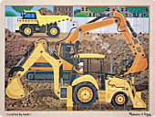 Melissa and Doug | Diggers at Work Jigsaw Puzzle | Popcultcha | Cultcha Kids