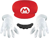Super Mario - Mario Adult Costume Accessory Pack (One Size Fits Most)