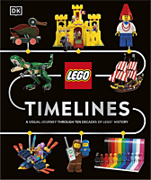 LEGO - Timelines: A Visual Journey Through Ten Decades of LEGO History Hardcover Book