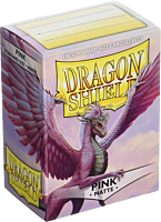 Dragon Shield - Matte Pink Standard Deck Protector Card Sleeves (100 Count)
