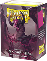 Dragon Shield - Matte Sparkles Pink Sapphire Standard Deck Protector Card Sleeves (100 Count)