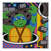 Teenage Mutant Ninja Turtles - Leonardo 12" x 12" Art Print by Greg Straight