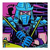 Teenage Mutant Ninja Turtles - Shredder 12" x 12" Art Print by Travis Price