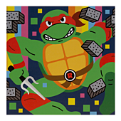 Teenage Mutant Ninja Turtles - Raphael 12" x 12" Art Print by Greg Straight