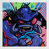 Teenage Mutant Ninja Turtles - Superfly 12" x 12" Art Print by Nicolo Nimor