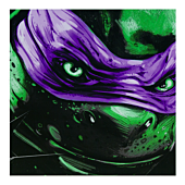 Teenage Mutant Ninja Turtles - Donatello 12" x 12" Art Print by Chris Malbon