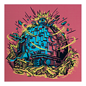 Teenage Mutant Ninja Turtles - Technodrome 12" x 12" Art Print by Bastien Gonzalez