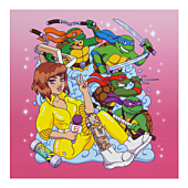Teenage Mutant Ninja Turtles - April O'Neil 12" x 12" Art Print by Lauren Carney