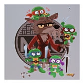 Teenage Mutant Ninja Turtles - Splinter 12" x 12" Art Print by Erin Hunting