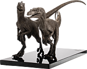 Jurassic Park III - White Queen & Blood Knight Velociraptor Pair 1/8th Scale Bronze Statue